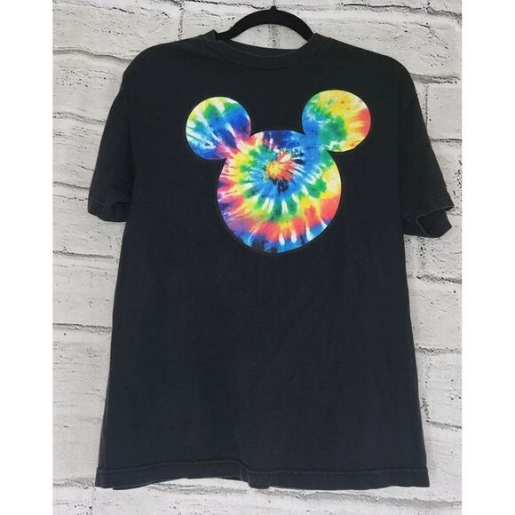 Neff Adult Disney Tie Dye Mickey Mouse Short-Sleeved T-Shirt Size Medium - Picture 1 of 5